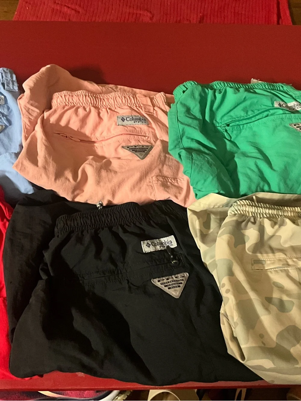 6 piece lot men’s large Columbia bathing suits - Picture 12 of 12
